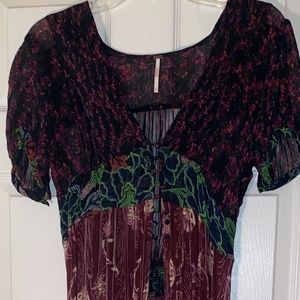 Free People Size Medium Multicolored Top